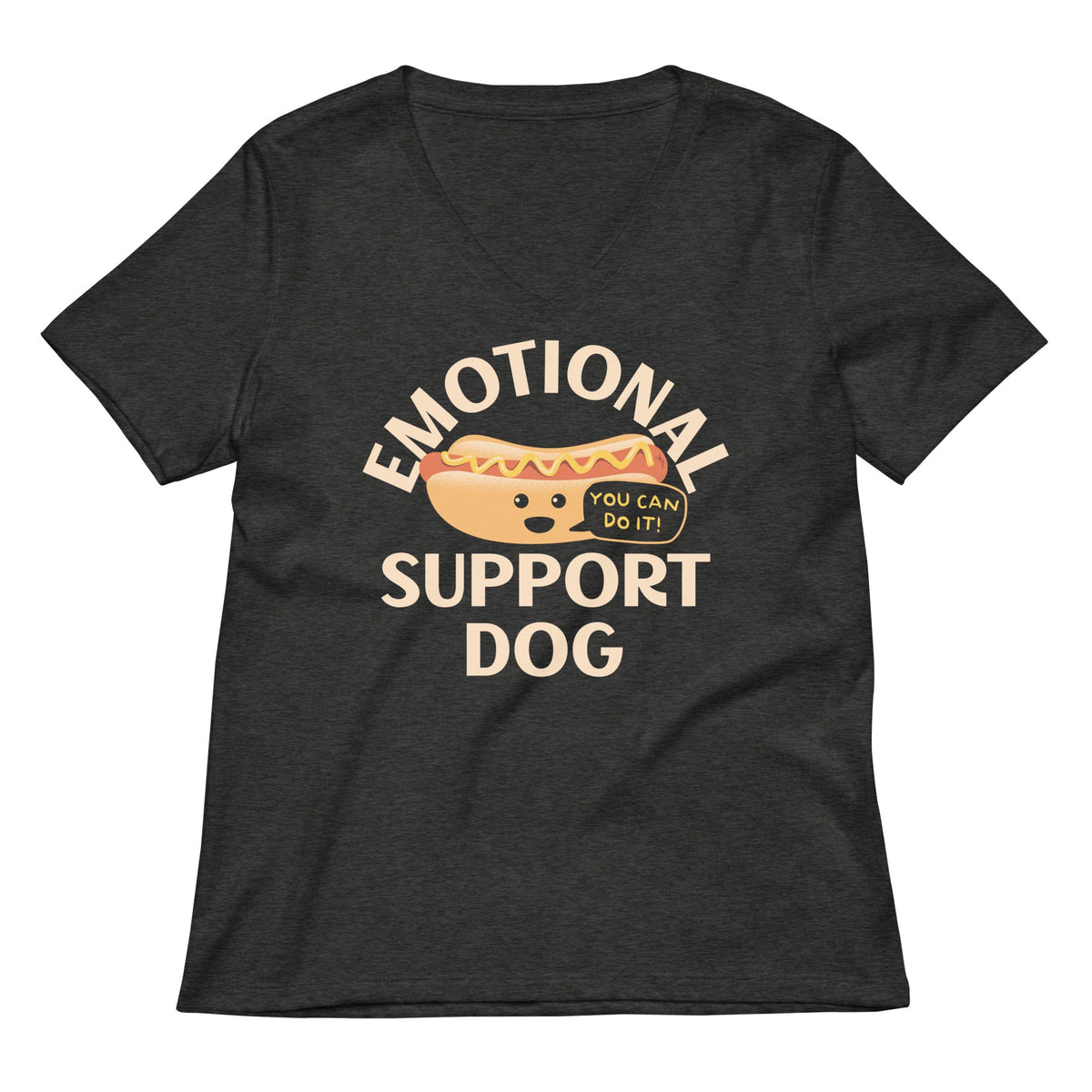 Emotional Support Dog Women's V-Neck Tee