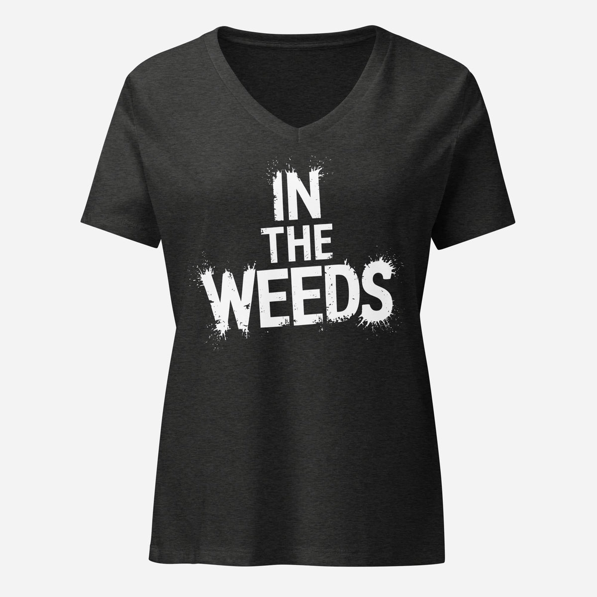 In The Weeds Womenâ€™s Relaxed V-neck Tee