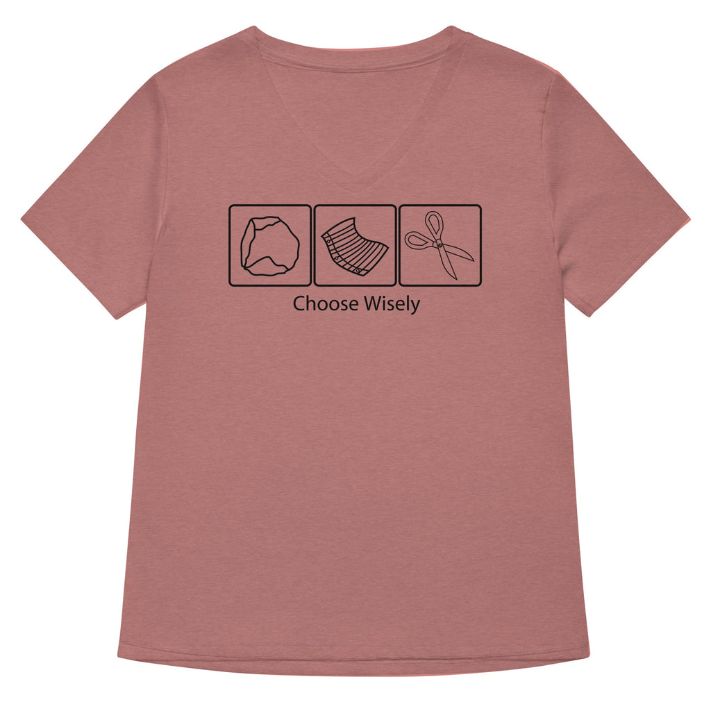 Choose Wisely Women's V-Neck Tee