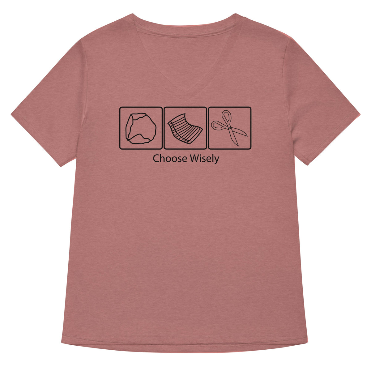 Choose Wisely Women's V-Neck Tee