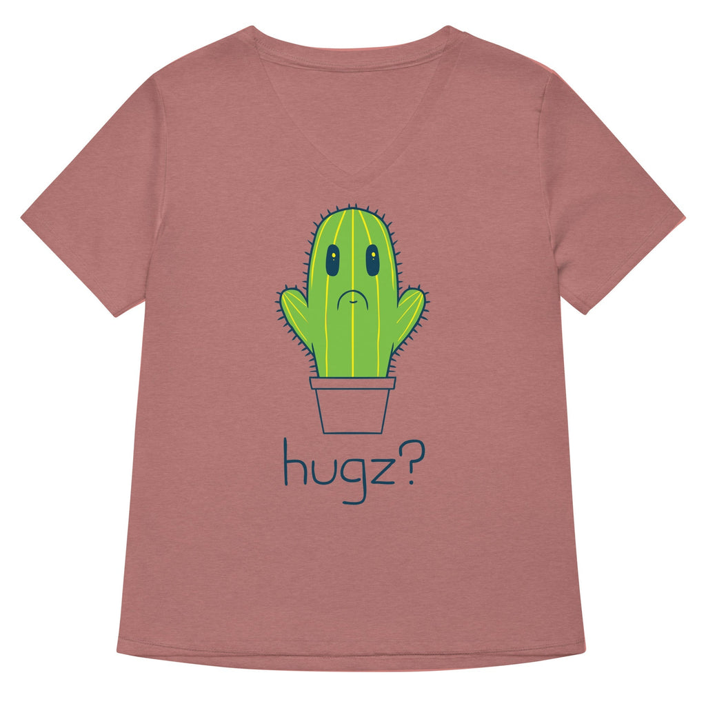 Hugz? Cactus Women's V-Neck Tee