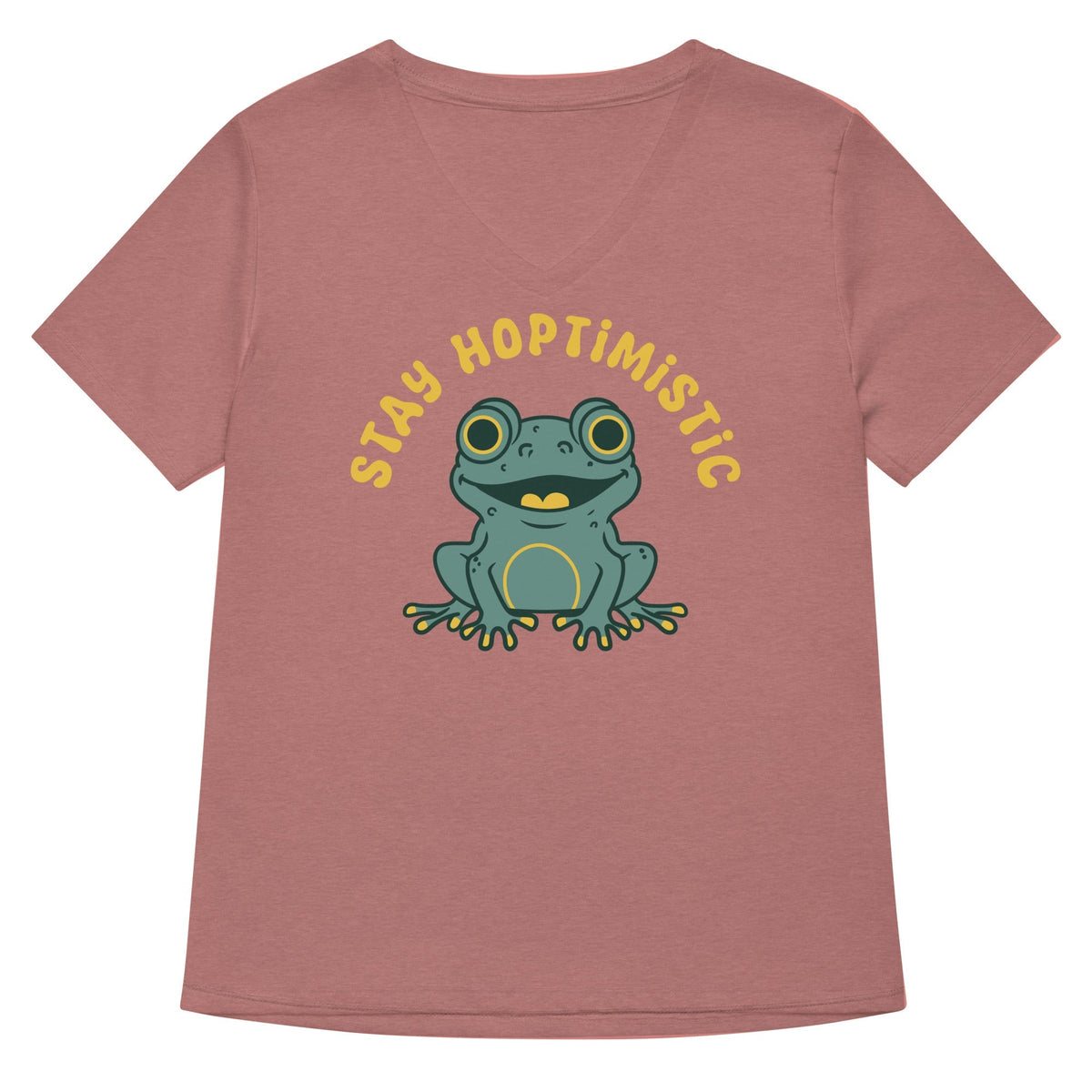 Stay Hoptimistic Women's V-Neck Tee
