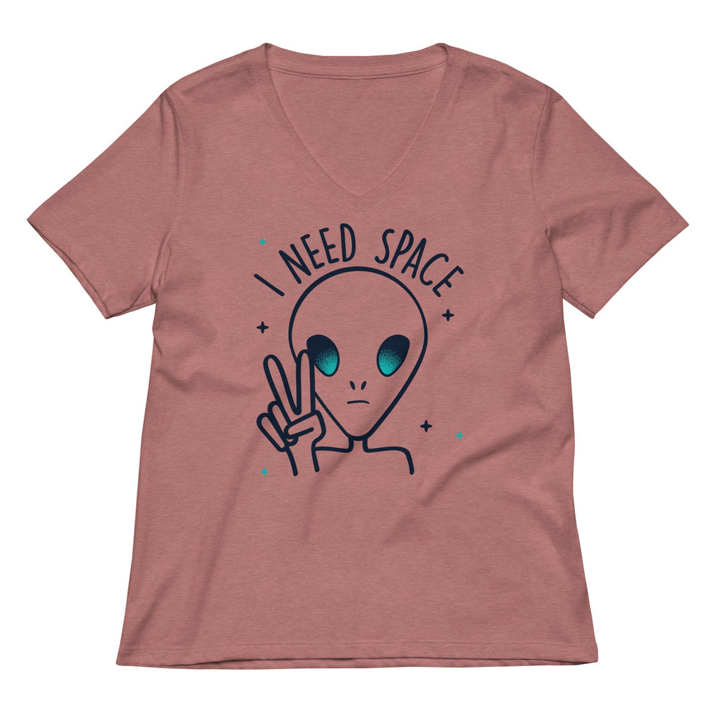 I Need Space Women's V-Neck Tee