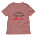 Sprinkles Are For Winners Women's V-Neck Tee