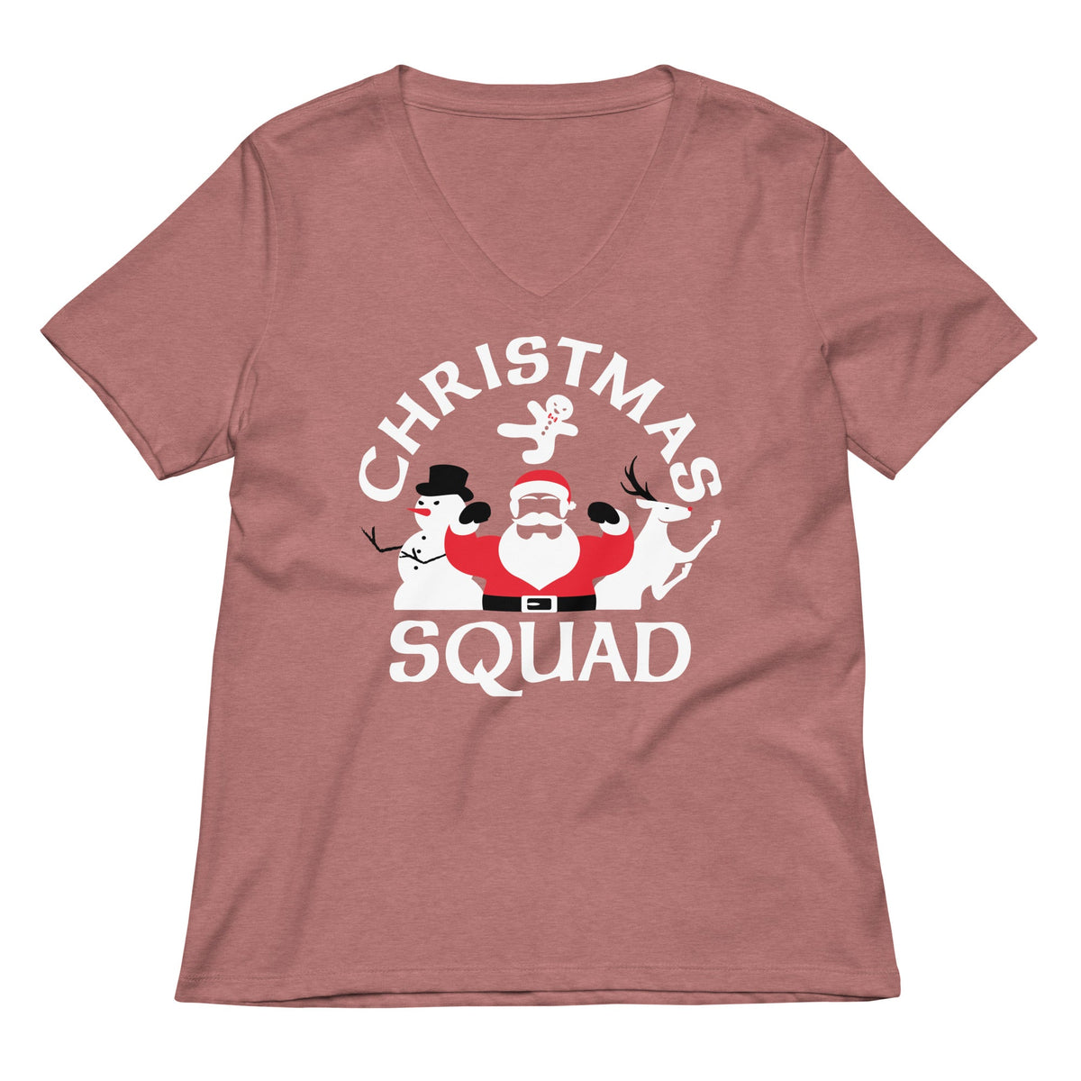 Christmas Squad Women's V-Neck Tee