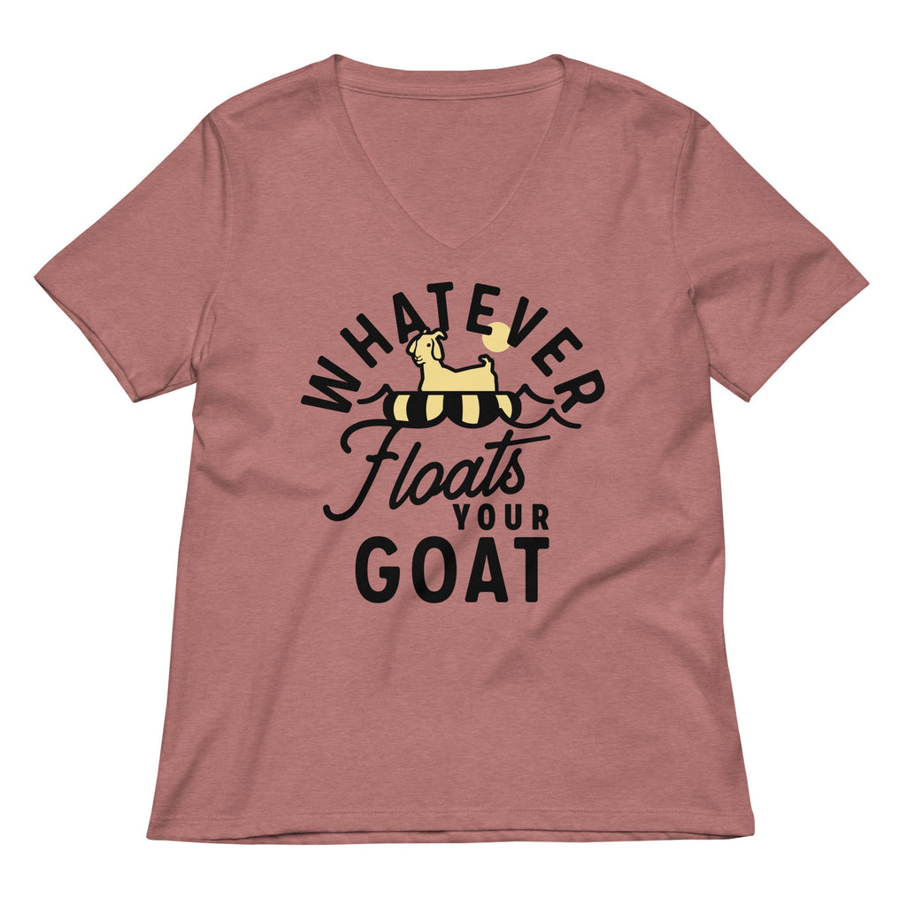 Whatever Floats Your Goat Women's V-Neck Tee