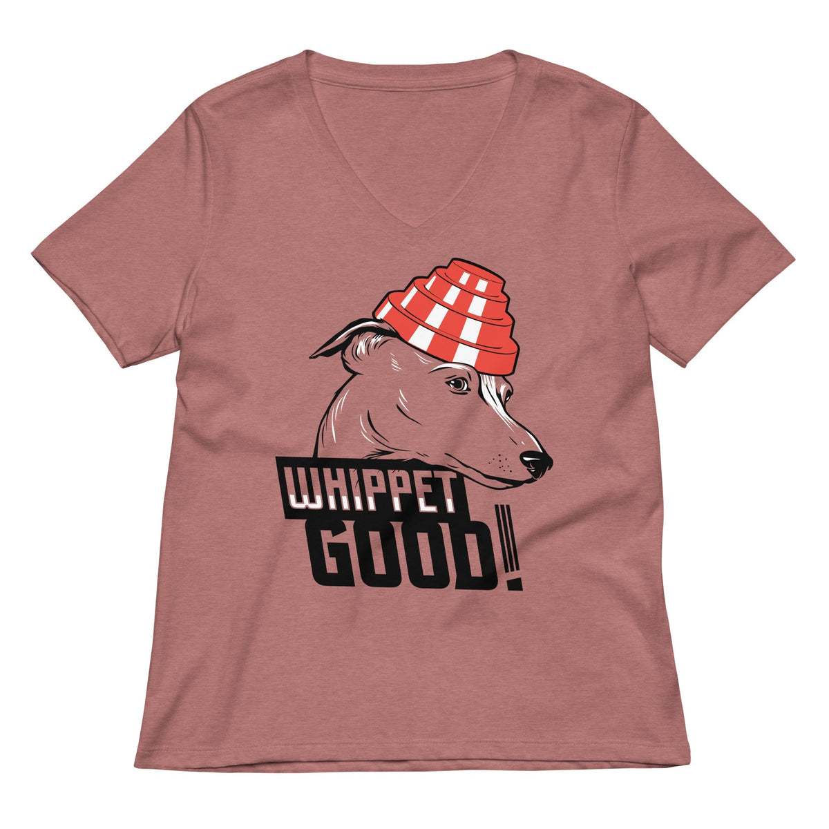 Whippet Good! Women's V-Neck Tee