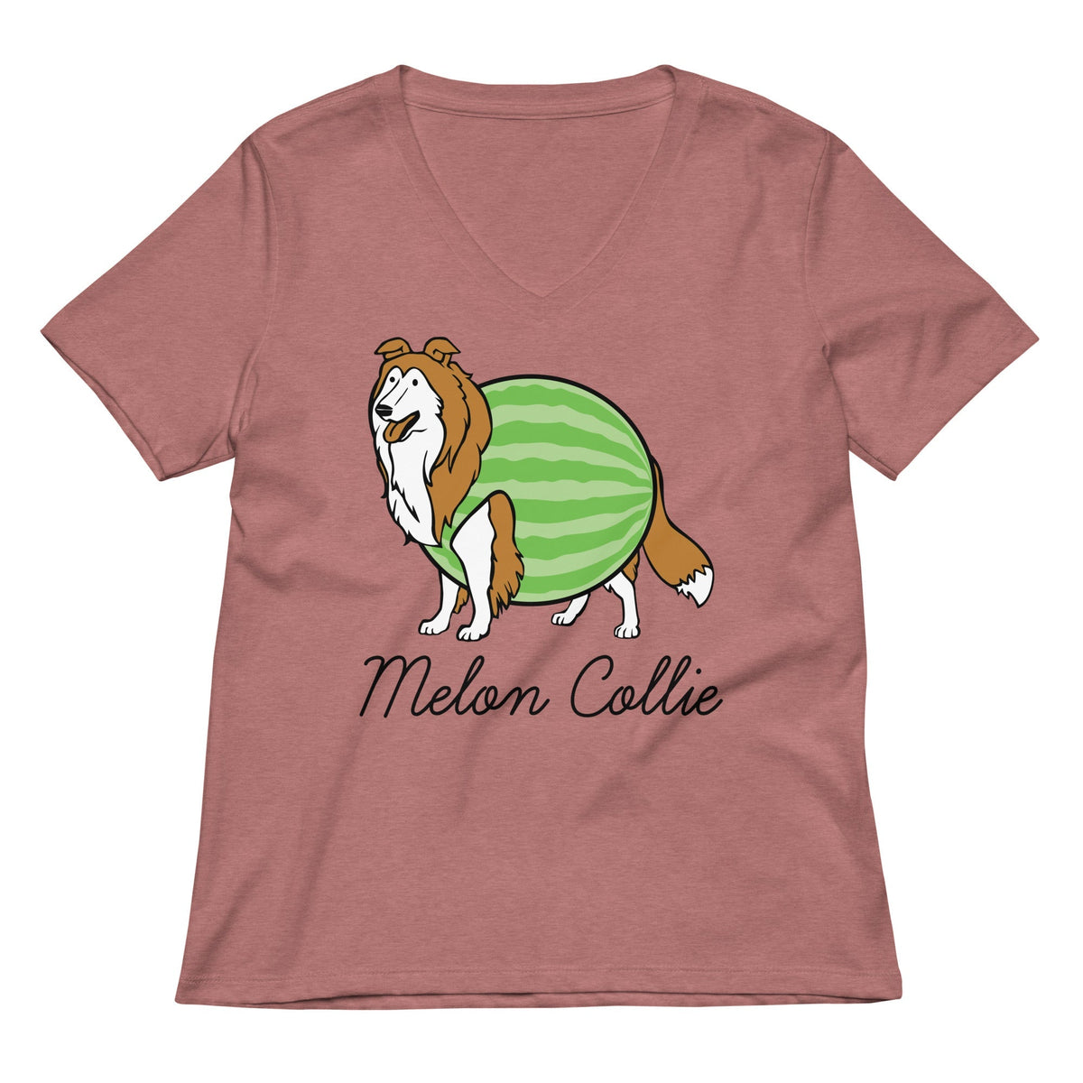 Melon Collie Women's V-Neck Tee