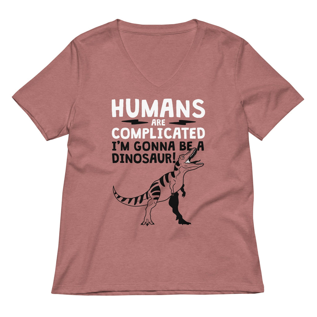Humans Are Complicated Women's V-Neck Tee