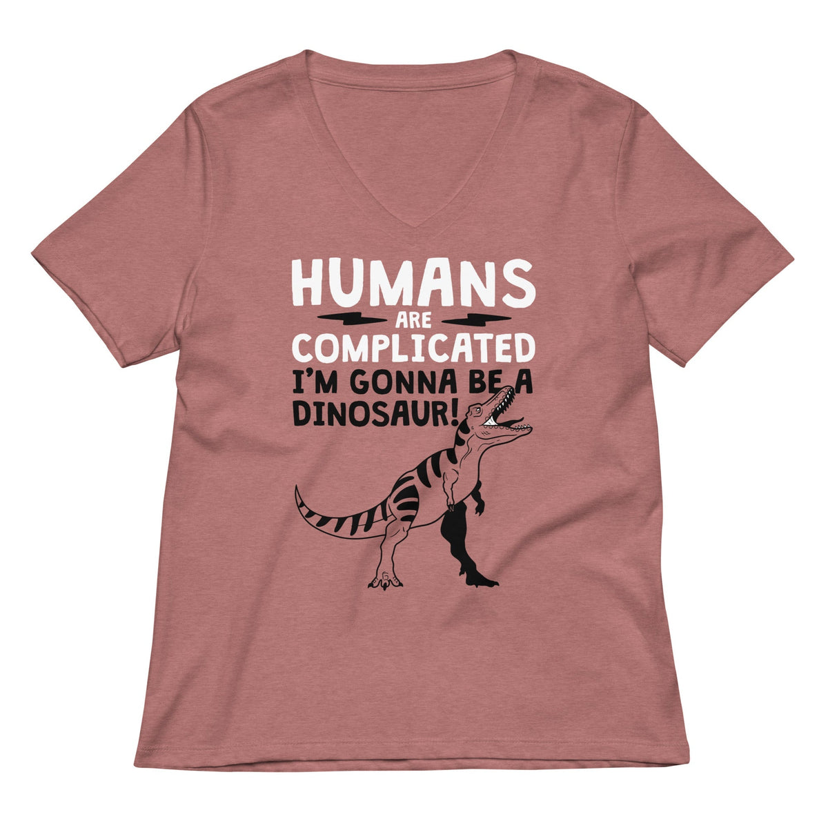 Humans Are Complicated Women's V-Neck Tee