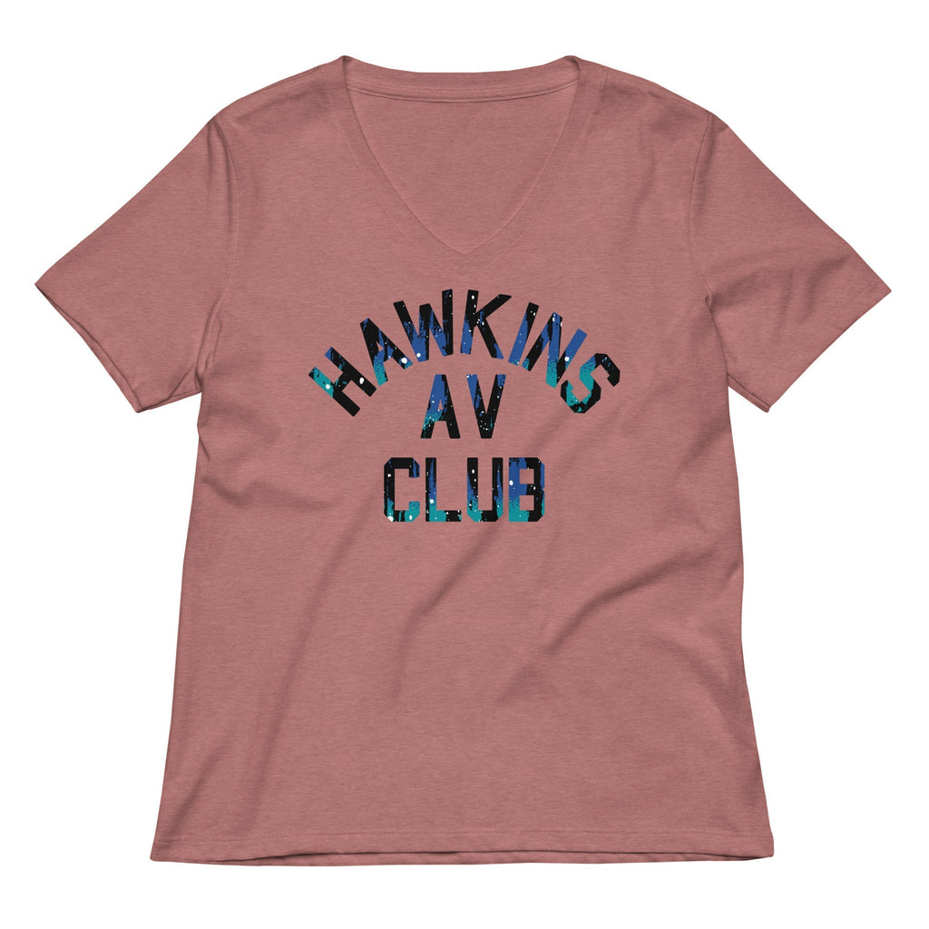 Hawkins AV Club Women's V-Neck Tee