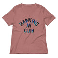Hawkins AV Club Women's V-Neck Tee