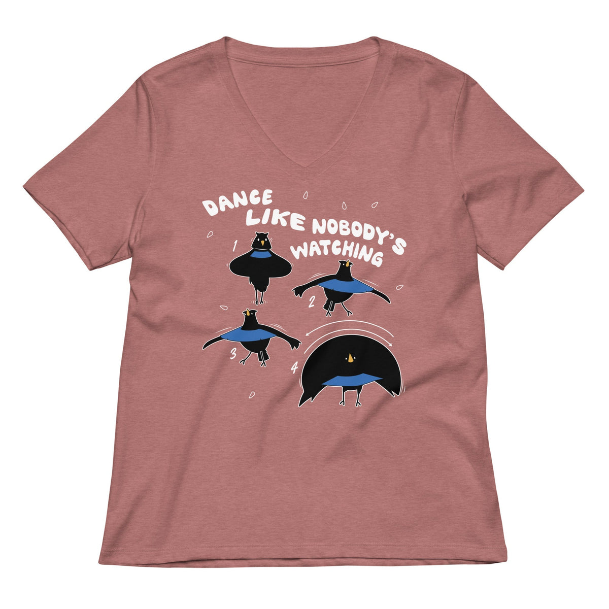 Dance Like Nobody's Watching Women's V-Neck Tee