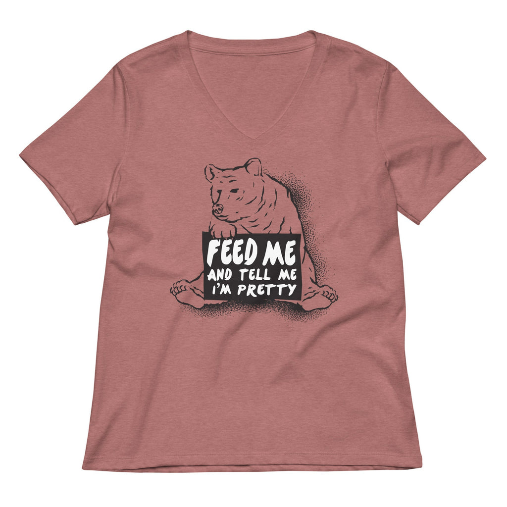 Feed Me Women's V-Neck Tee