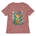 Welcome To The Jungle Women's V-Neck Tee