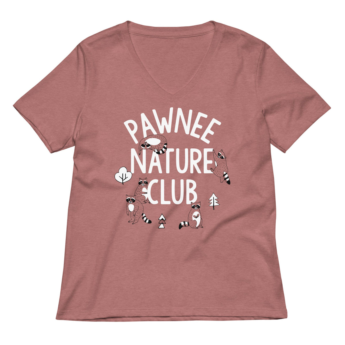 Pawnee Nature Club Women's V-Neck Tee