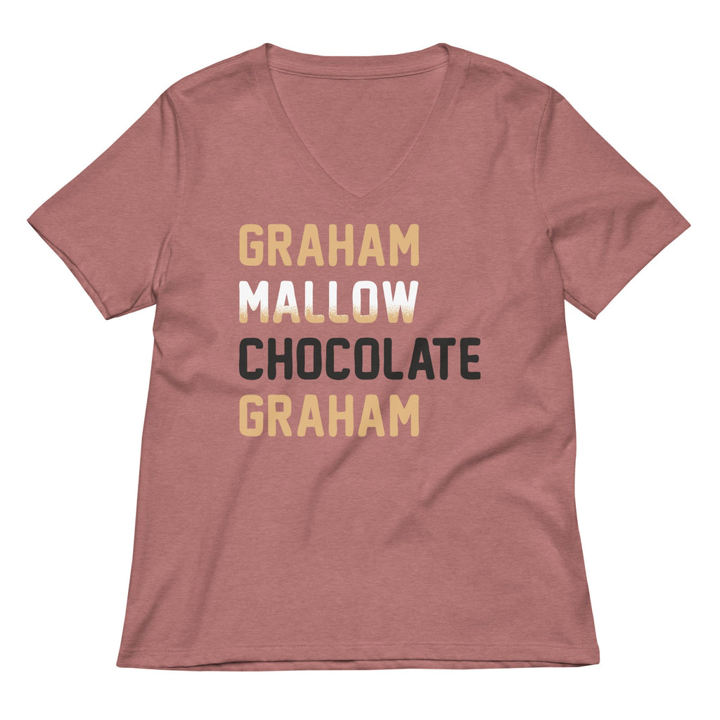 S'more Stack Women's V-Neck Tee