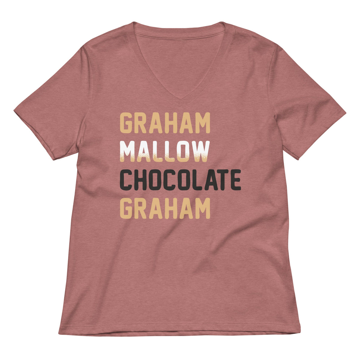 S'more Stack Women's V-Neck Tee