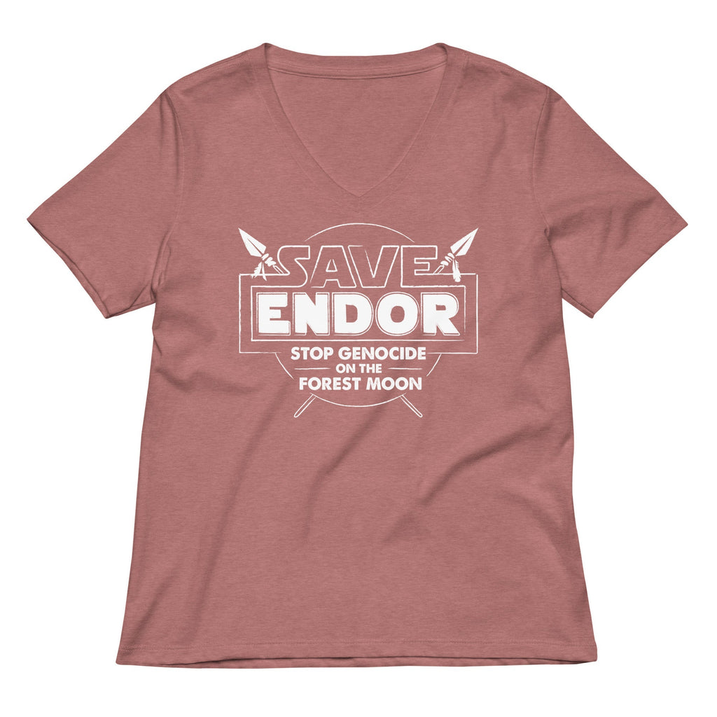 Save Endor Women's V-Neck Tee