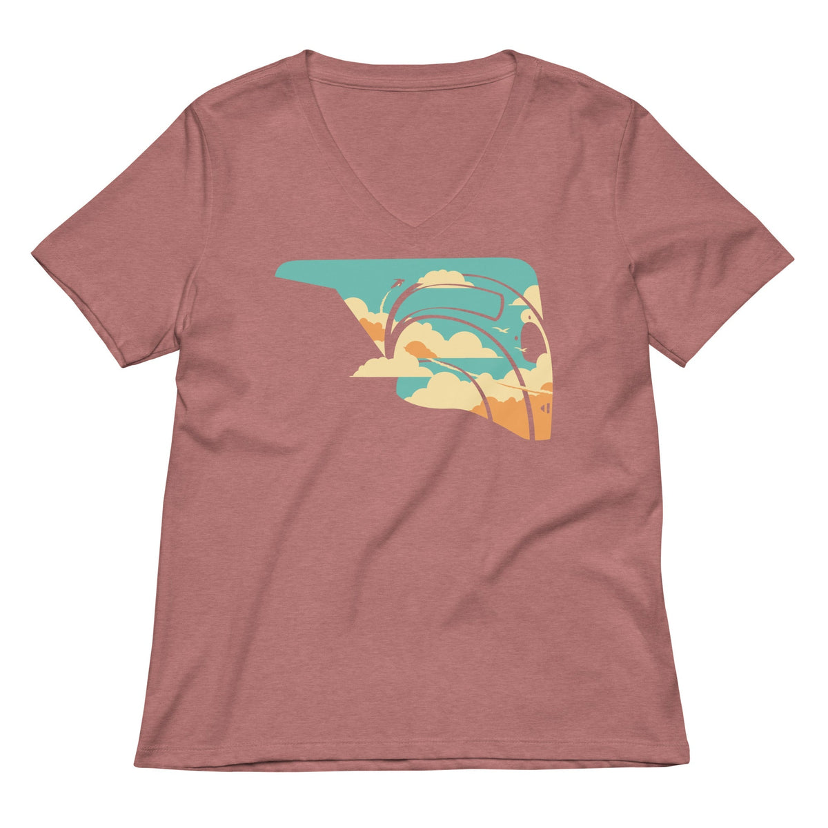 Sky Rocket Women's V-Neck Tee