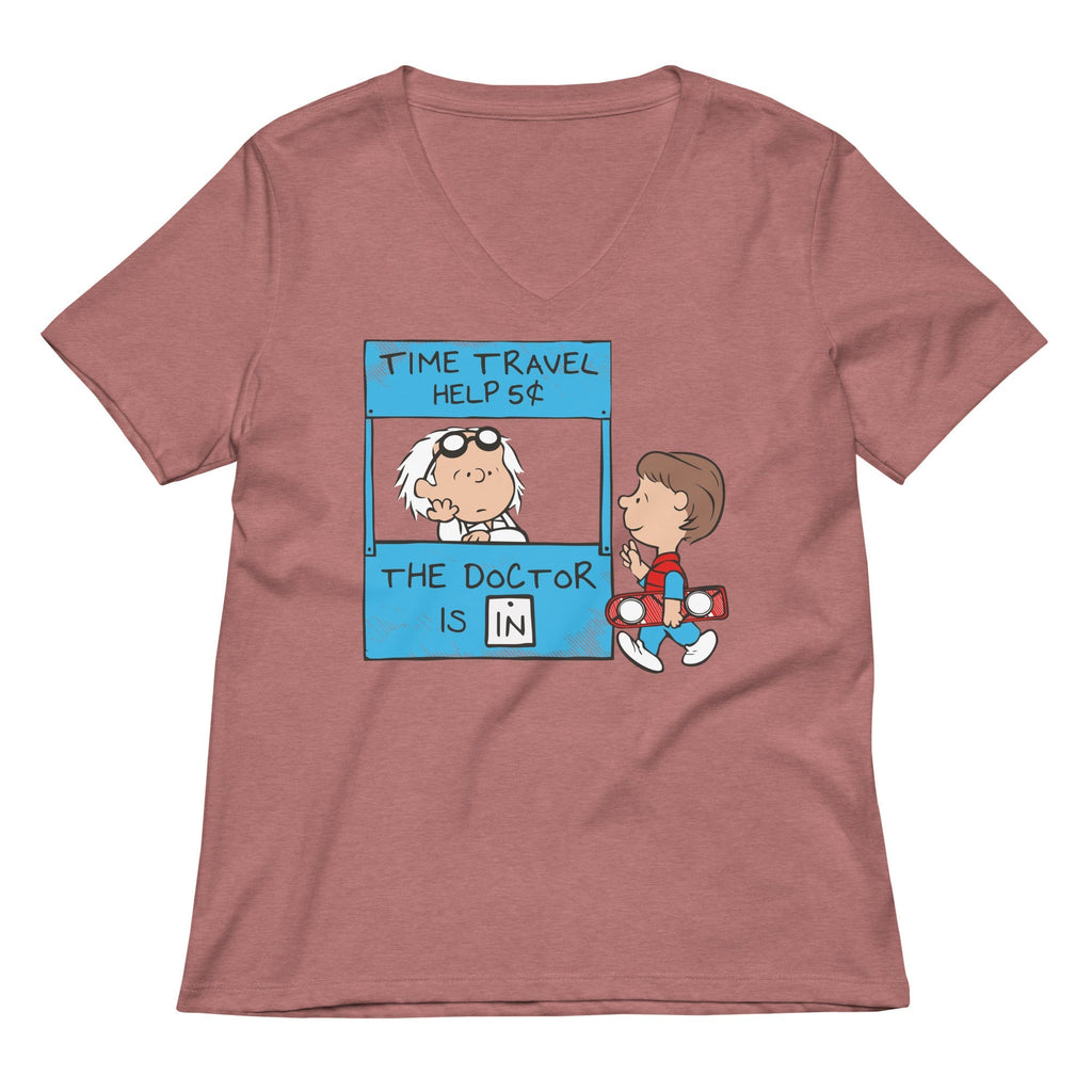 The Doctor Is In Women's V-Neck Tee
