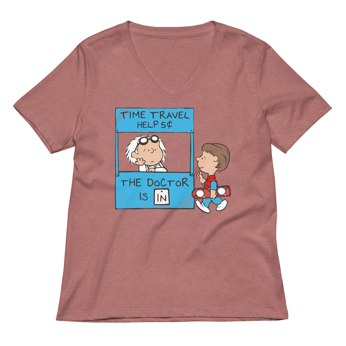 The Doctor Is In Women's V-Neck Tee