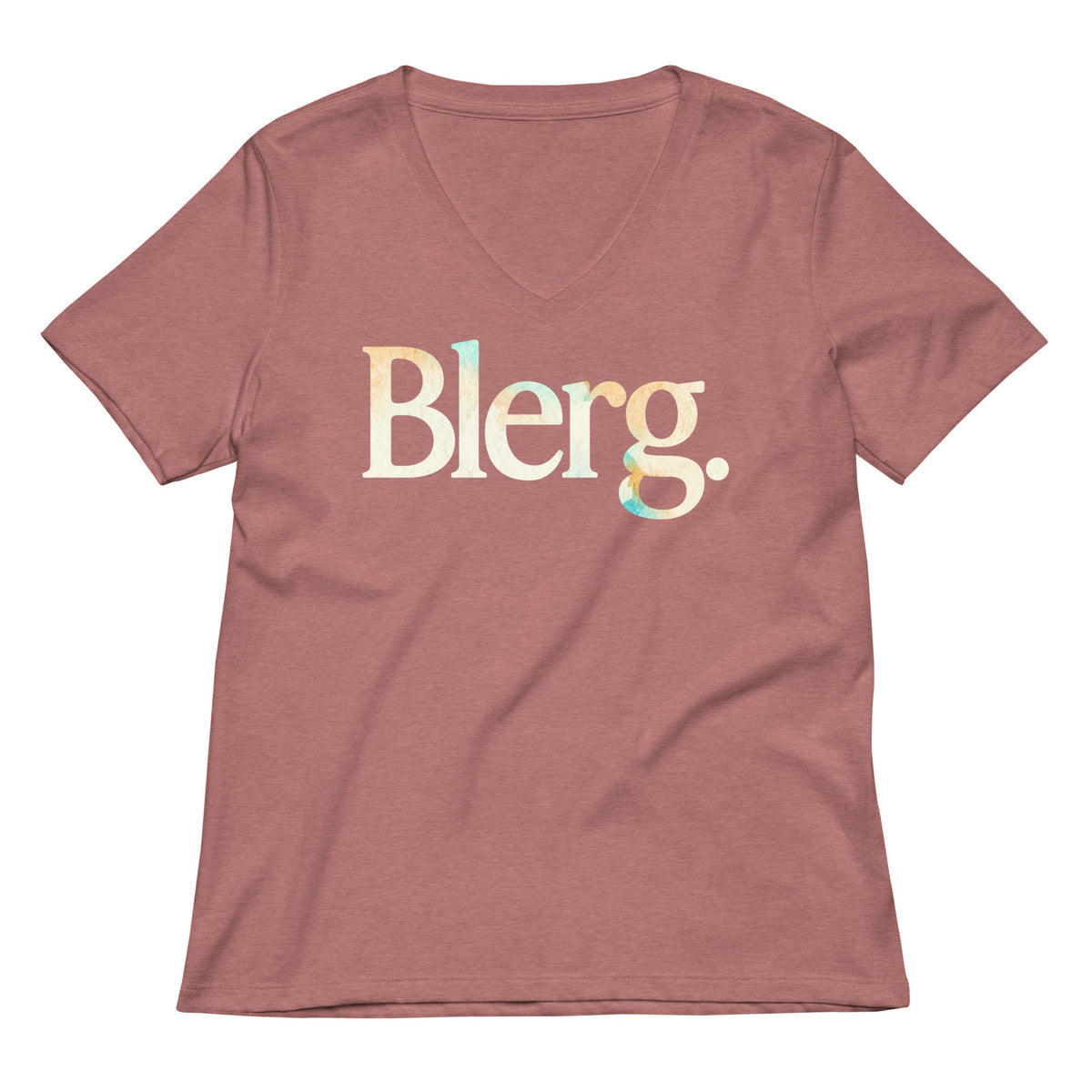 Blerg Women's V-Neck Tee