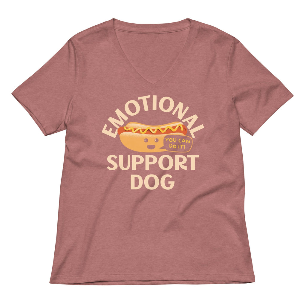 Emotional Support Dog Women's V-Neck Tee