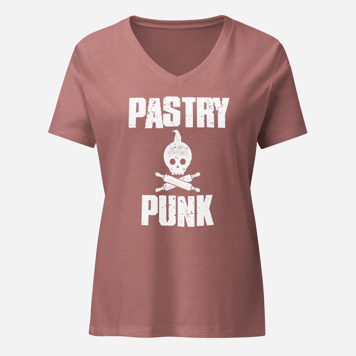 Pastry Punk Womenâ€™s Relaxed V-neck Tee
