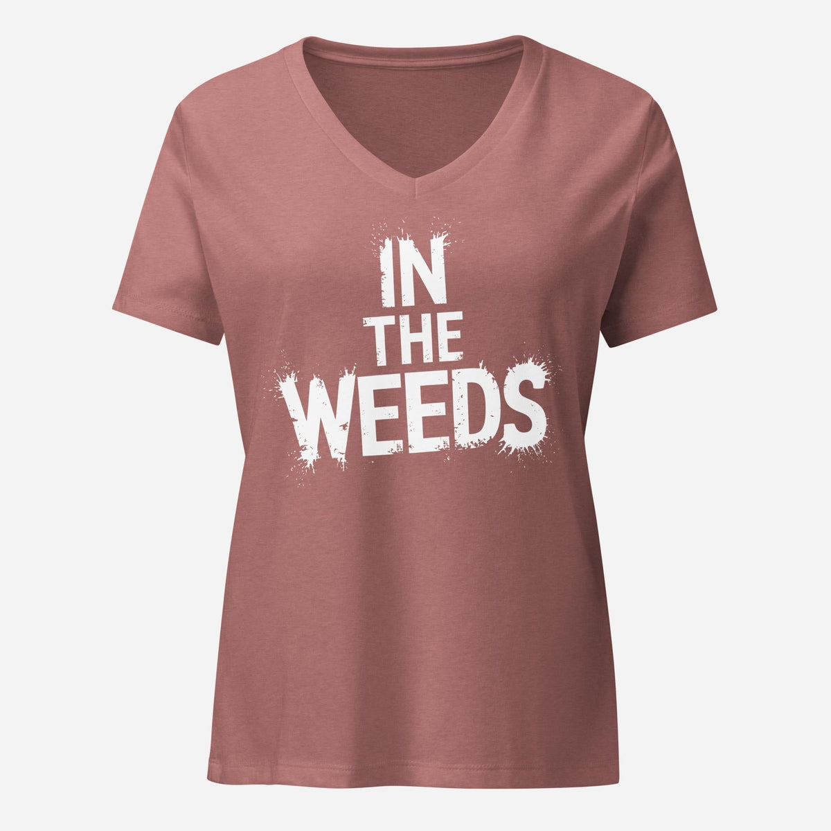 In The Weeds Womenâ€™s Relaxed V-neck Tee