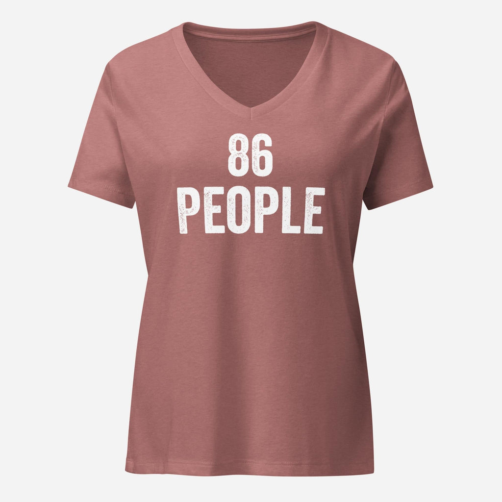 86 People Womenâ€™s Relaxed V-neck Tee