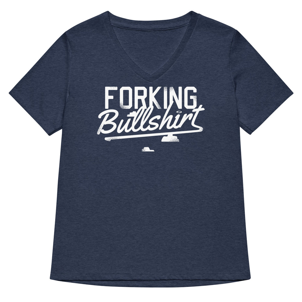 Forking Bullshirt Women's V-Neck Tee