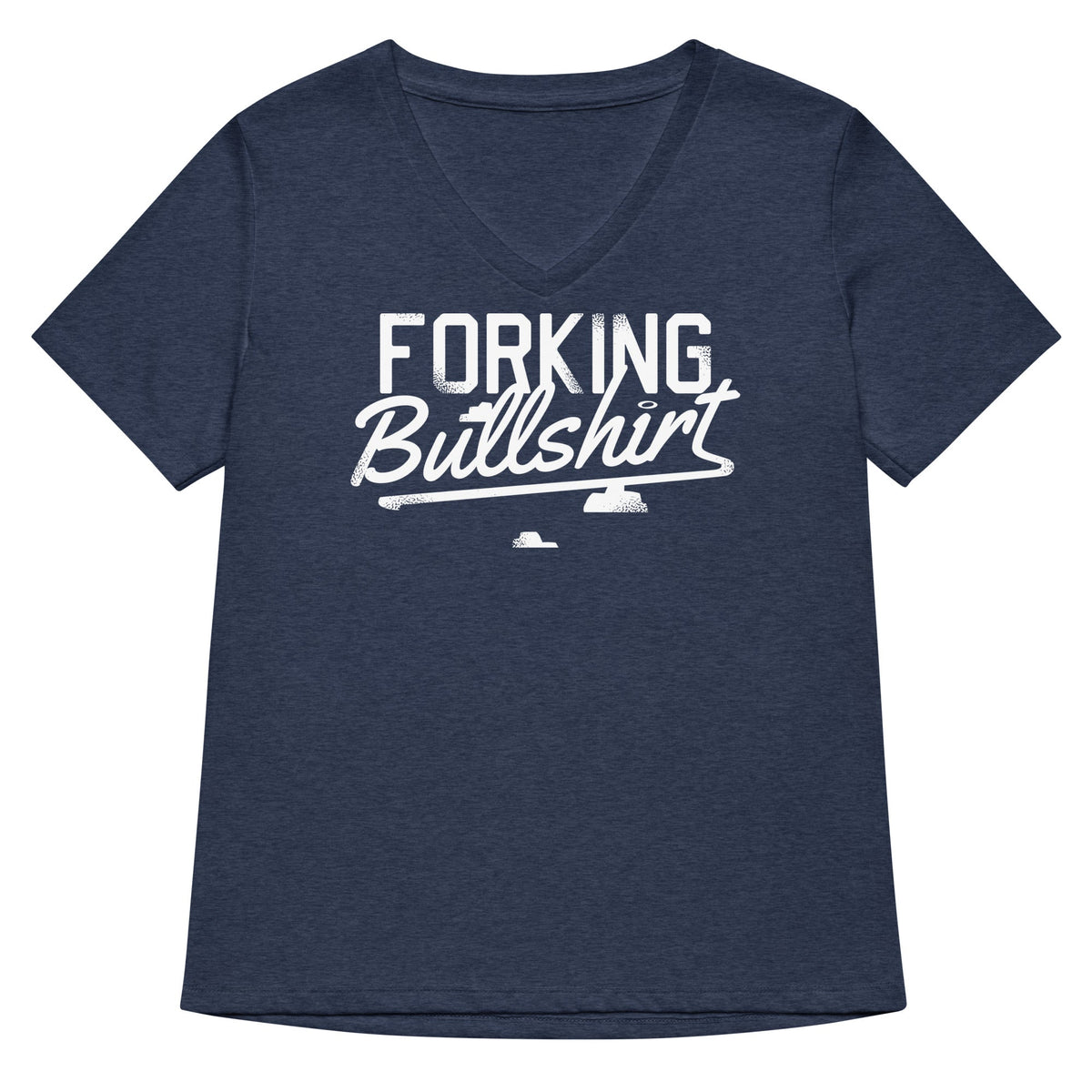 Forking Bullshirt Women's V-Neck Tee