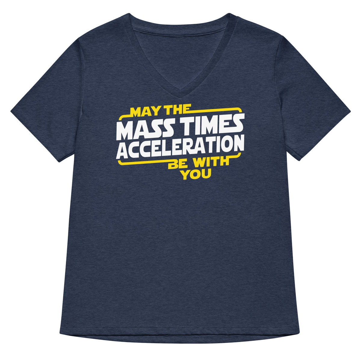 May The Mass x Acceleration Women's V-Neck Tee