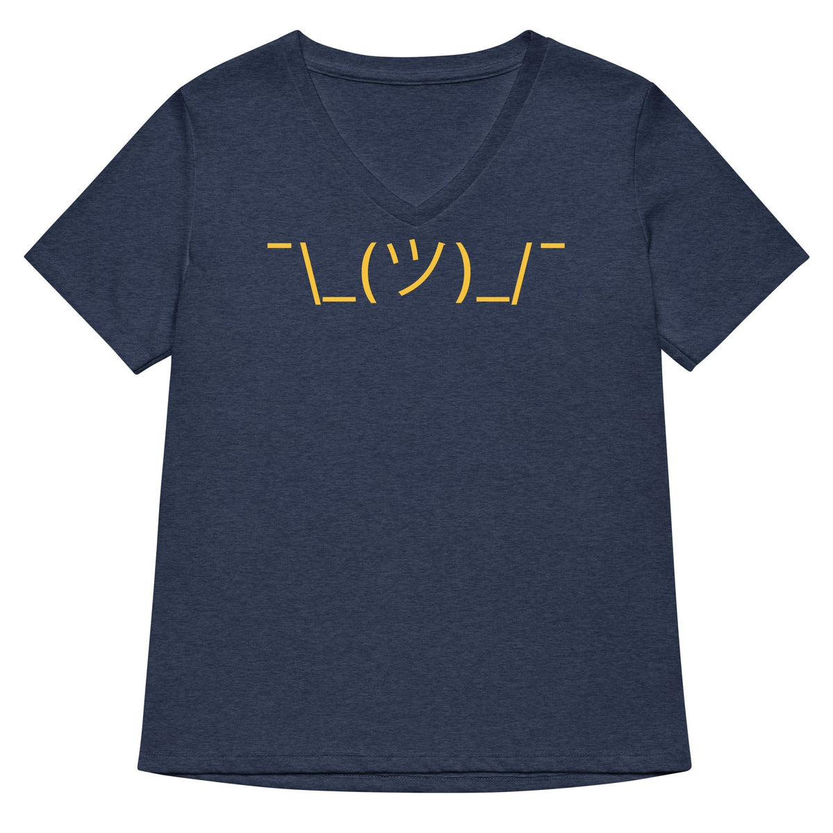 Shrug Emoji Women's V-Neck Tee