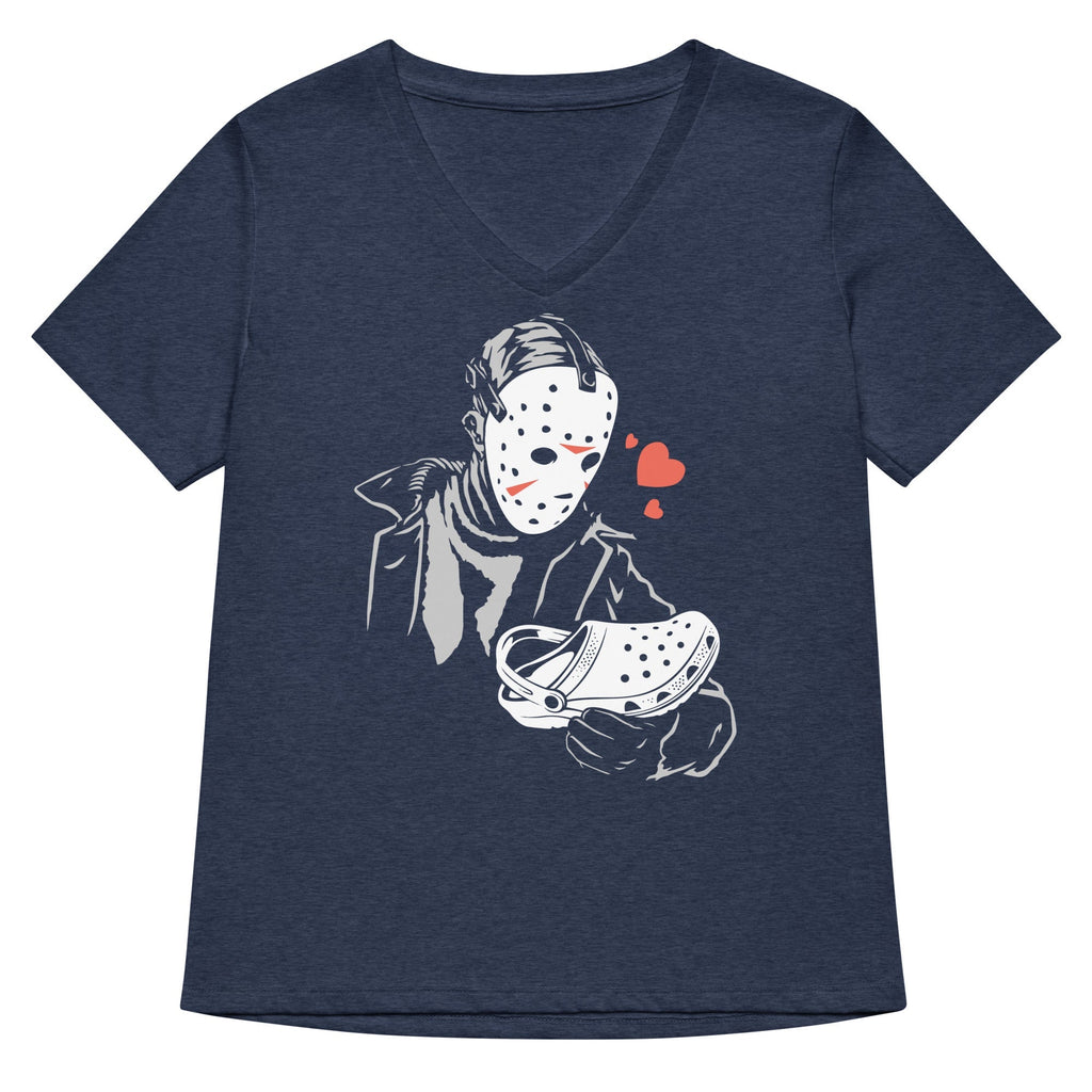 Jason Loves Crocs Women's V-Neck Tee