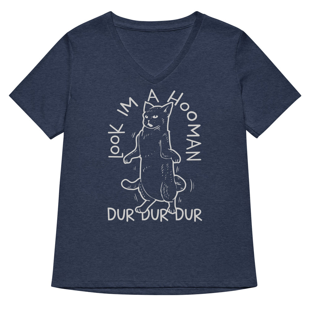 Look I'm A Hooman Women's V-Neck Tee
