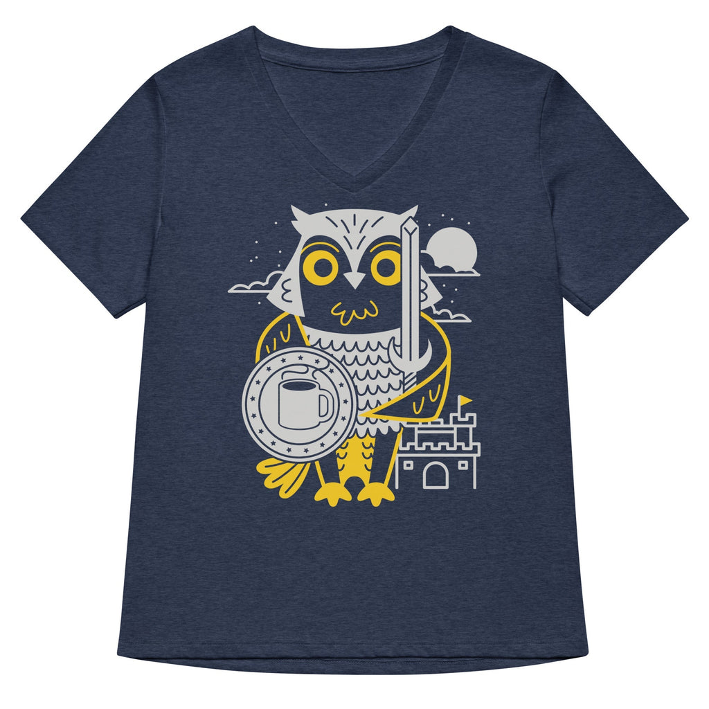 Knight Owl Women's V-Neck Tee