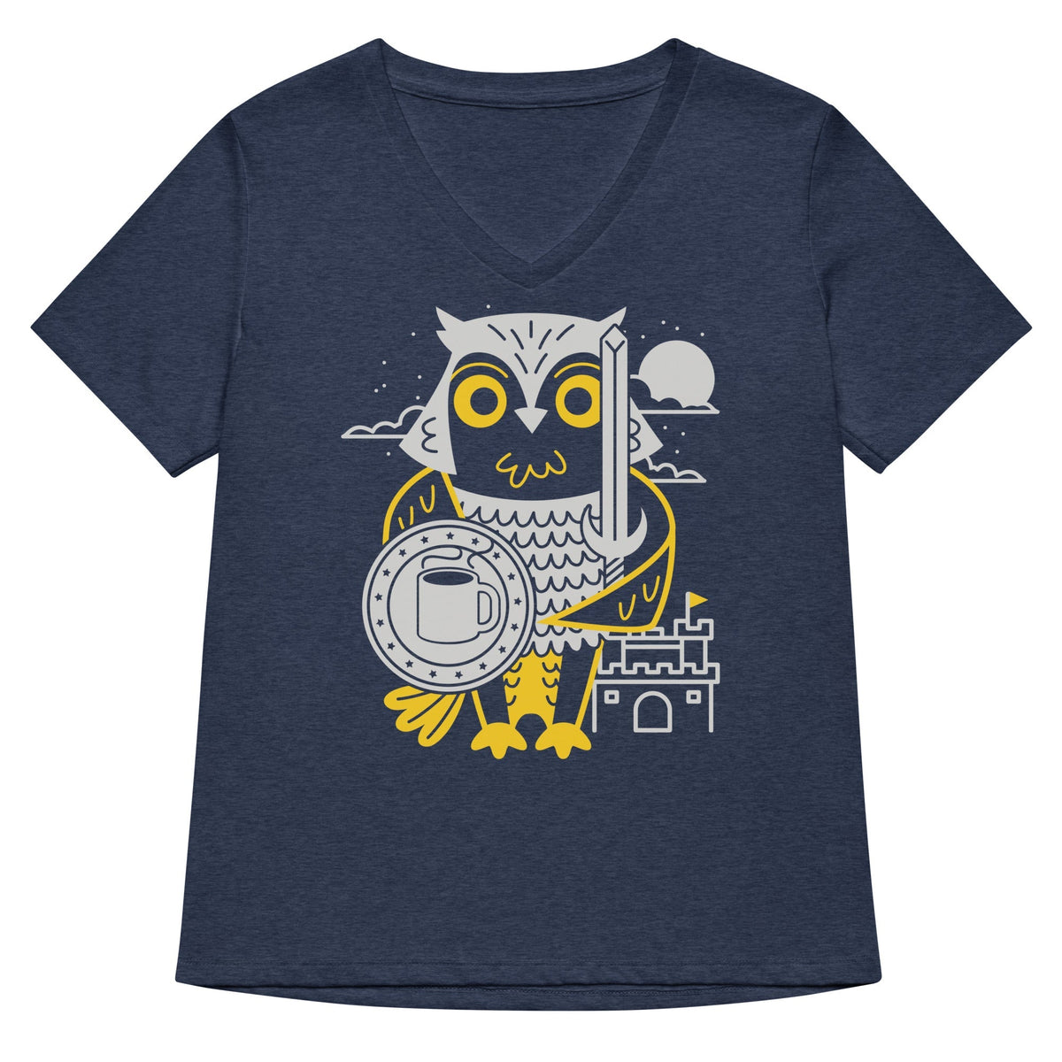 Knight Owl Women's V-Neck Tee
