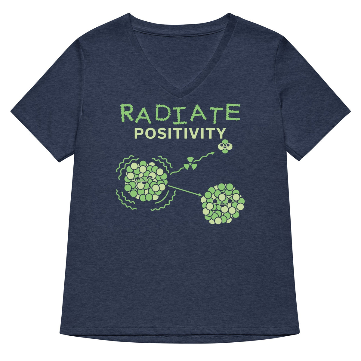 Radiate Positivity Women's V-Neck Tee