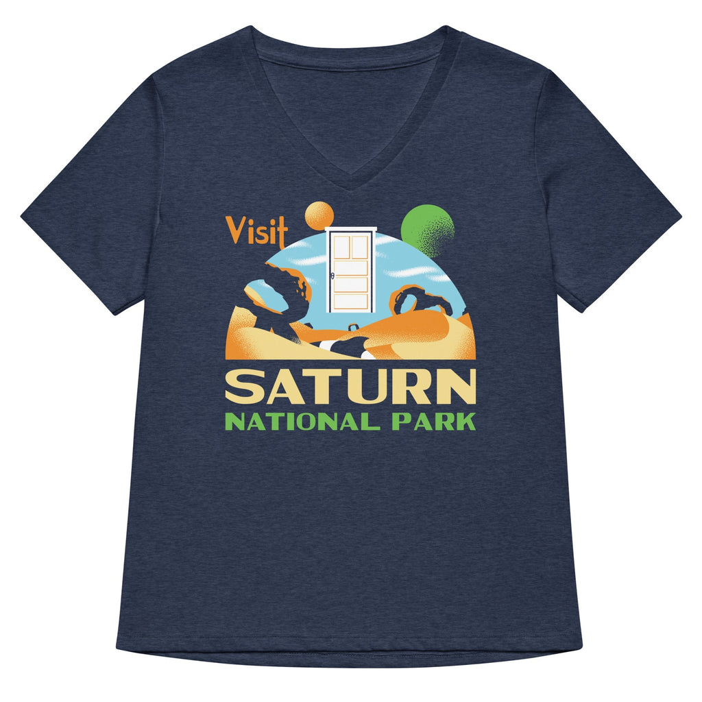 Visit Saturn National Park Women's V-Neck Tee