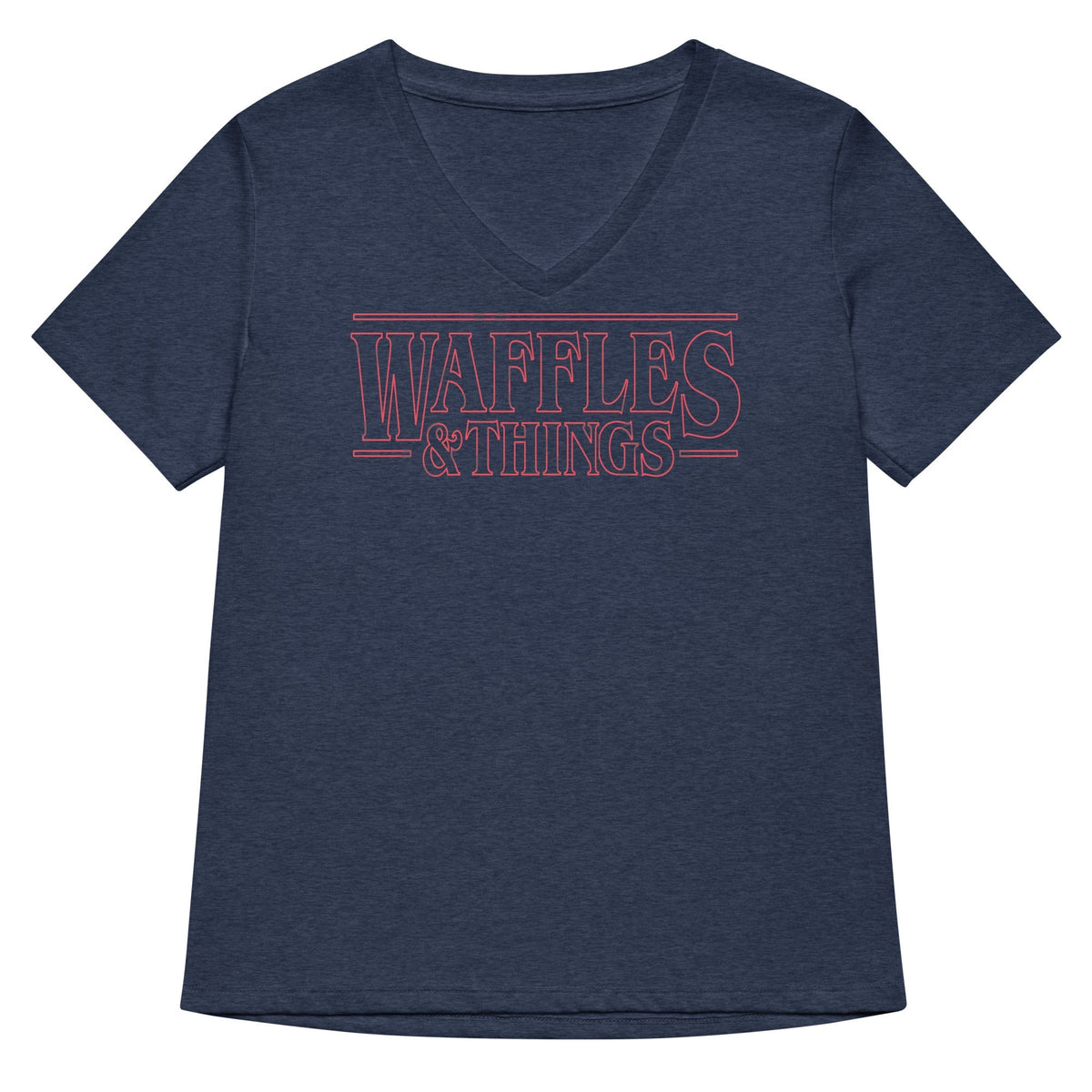 Waffles & Things Women's V-Neck Tee