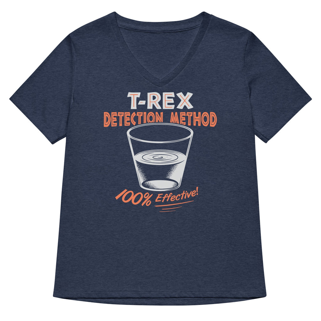 T-Rex Detection Method Women's V-Neck Tee
