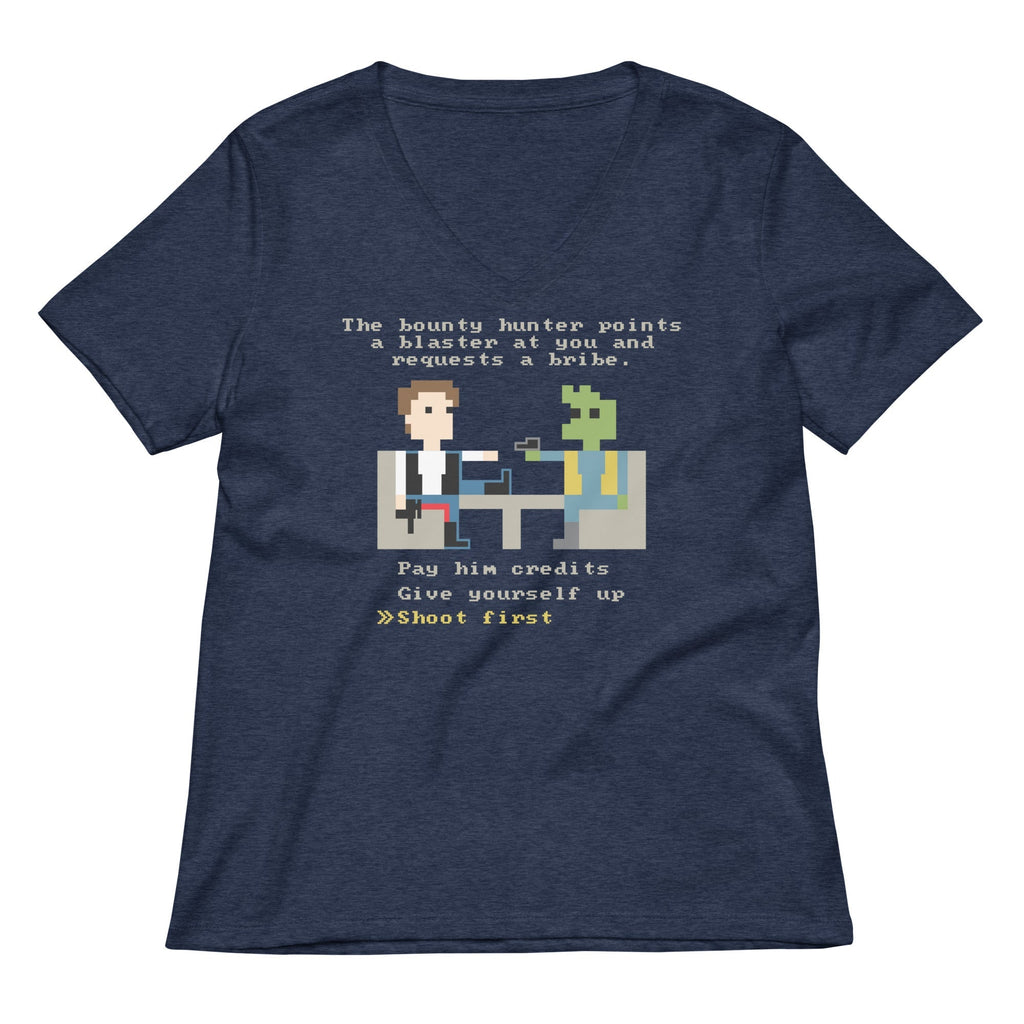 The Bounty Hunter Women's V-Neck Tee