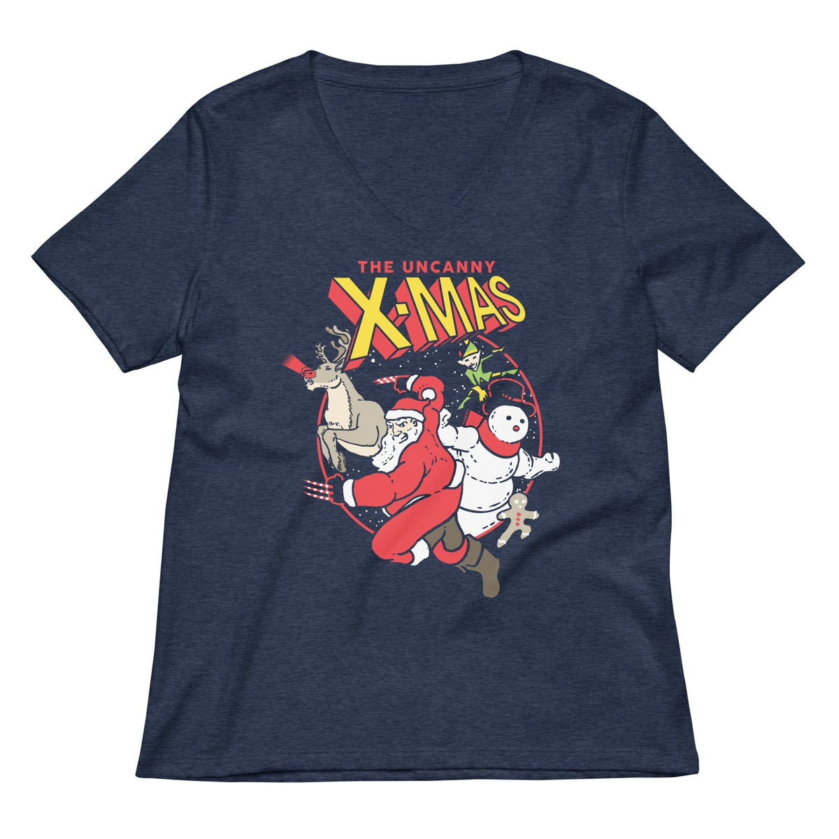 The Uncanny X-Mas Women's V-Neck Tee