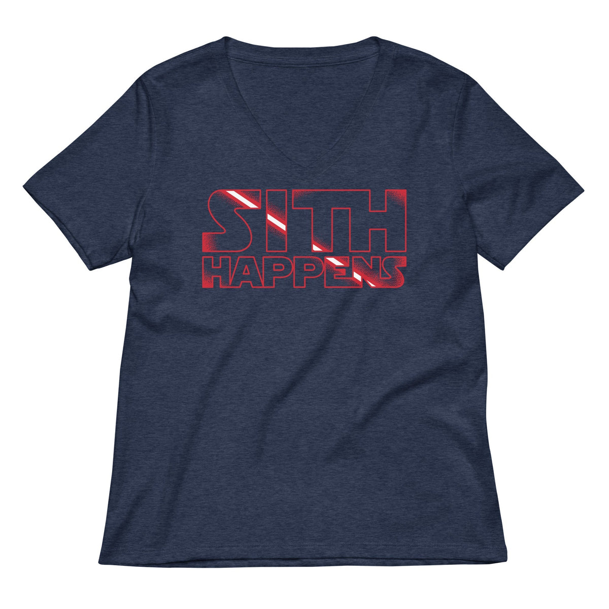 Sith Happens Women's V-Neck Tee