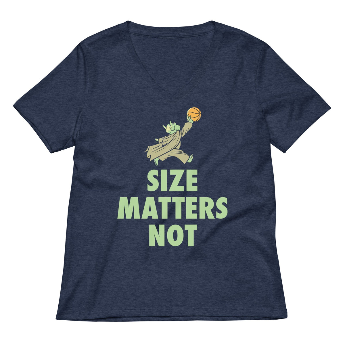 Size Matters Not Women's V-Neck Tee