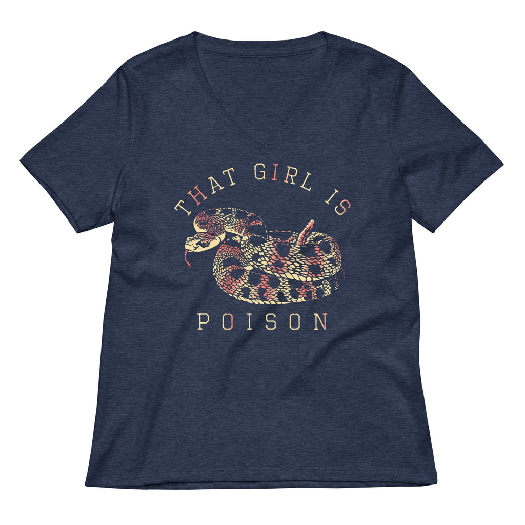 That Girl Is Poison Women's V-Neck Tee