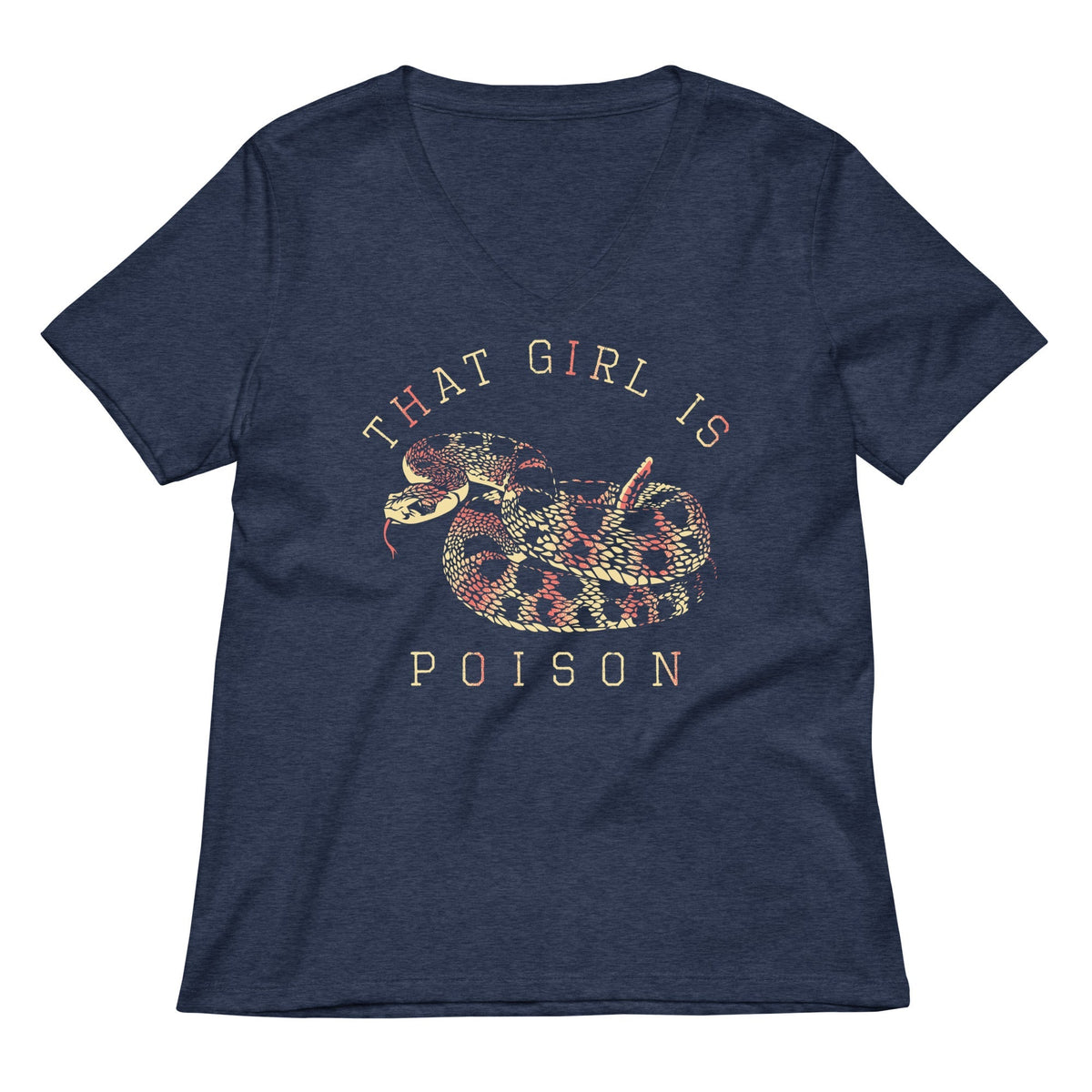 That Girl Is Poison Women's V-Neck Tee