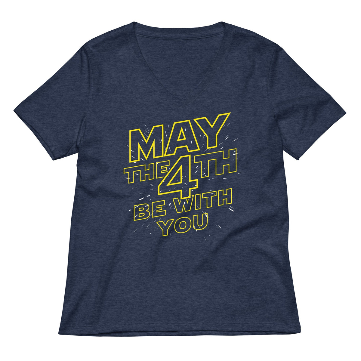 May The 4th Be With You Women's V-Neck Tee